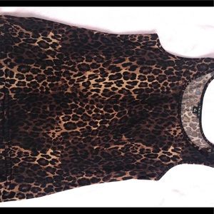 Leopard print tank top